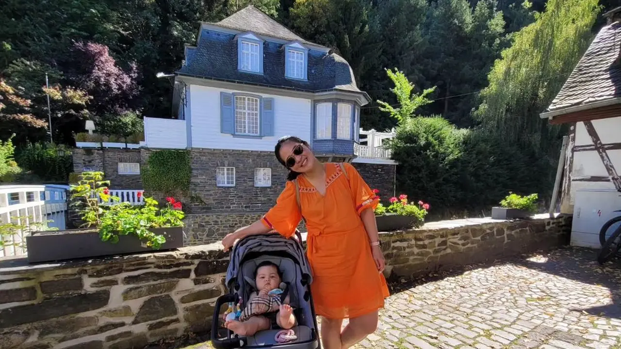 Potret kebersamaan Gracia Indri dan Baby Nova (Instagram/graciaz14)