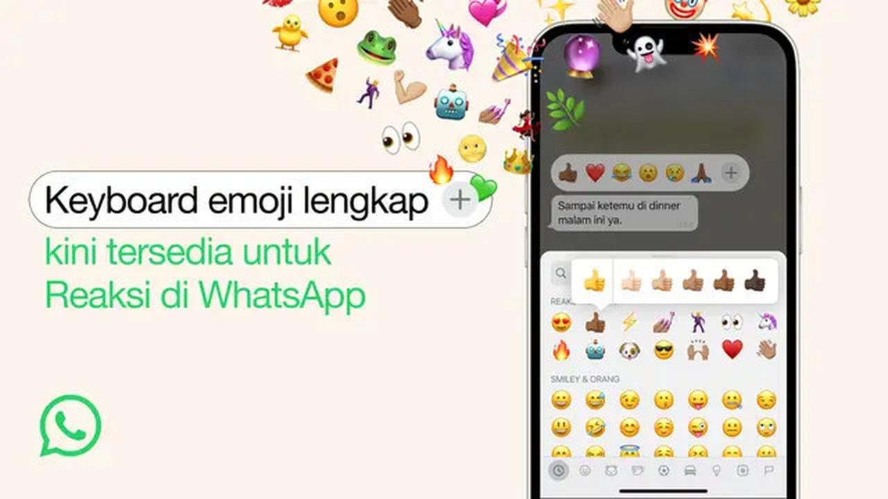 WhatsApp Mau Merilis Fitur Reaksi Emoji Mirip Instagram