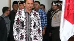 Seorang wanita paruh baya diamankan polisi sidang Ahok. Wanita berusia sekitar 40 tahun itu kedapatan membawa benda tajam berupa pisau sangkur di dalam tasnya.