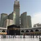 Jemaah haji saat menjalankan tawaf di Masjidil Haram. (Liputan6.com/Taufiqurrohman)