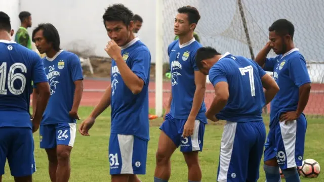 Para pemain seleksi Persib Bandung
