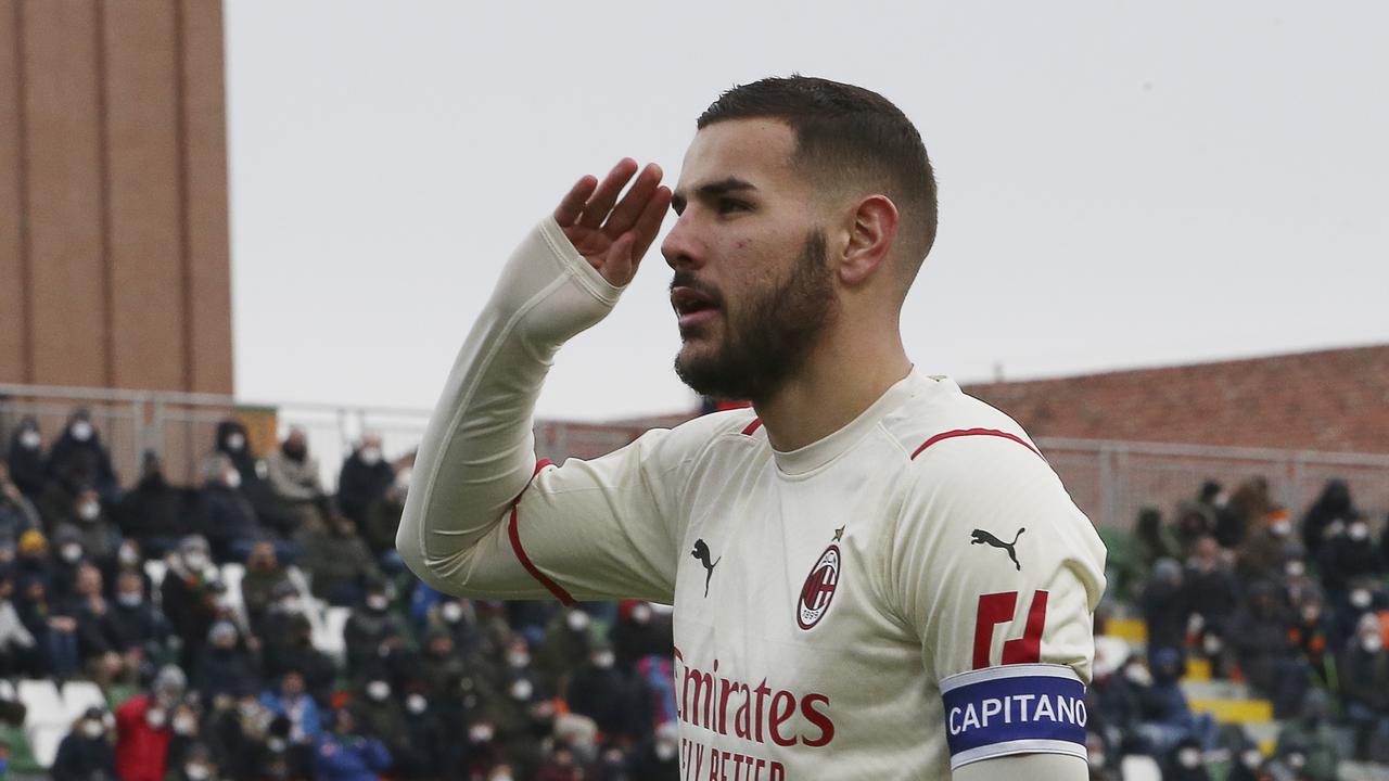 Theo Hernandez Cetak Dua Gol, AC Milan Bungkam Tuan Rumah Venezia