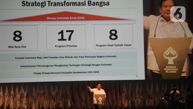 Barisan Pengusaha Pejuang Deklarasi Dukung Prabowo-Gibran
