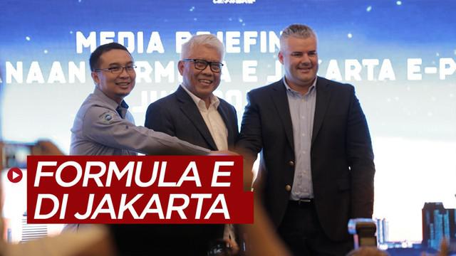 Berita video membahas mengenai digelarnya Formula E pada 6 Juni 2020 di Monas.