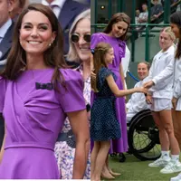 Putri Charlotte saat Dampingi Kate Middleton di Acara Tenis Wimbledon. [@princeandprincessofwales]