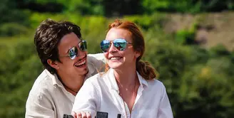 Prahara hubungan asmara Lindsay Lohan dan Egor Tarabasov sudah meredam. Akhir pekan lalu Lindsay memutuskan hubungan cinta nya dengan kekasih. (Instagram/Bintang.com)