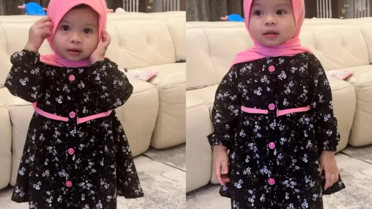 Ameena Anak Atta Halilintar saat Mengenakan Hijab