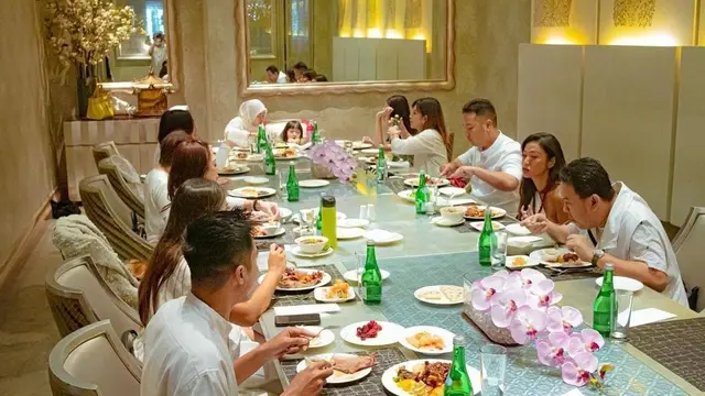 Shanty rayakan ultah kali ini bersama keluarga besar