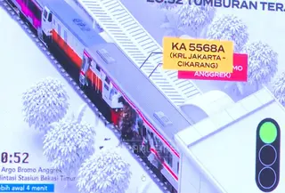 Paparan Menteri Perhubungan (Menhub) Dudy Purwagandhi terkait tabrakan maut antara KRL dan KA Argo Bromo Anggrek di Stasiun Bekasi Timur. (Dok. tangkapan layar YouTube DPR RI)