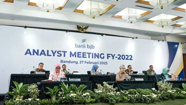Paparan Analyst Meeting Full Year 2022 Bank BJB,  Senin (27/2/2023)
