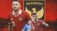 Timnas Indonesia - Stefano Lilipaly, Marc Klok, Ryan Kurnia (Bola.com/Adreanus Titus)