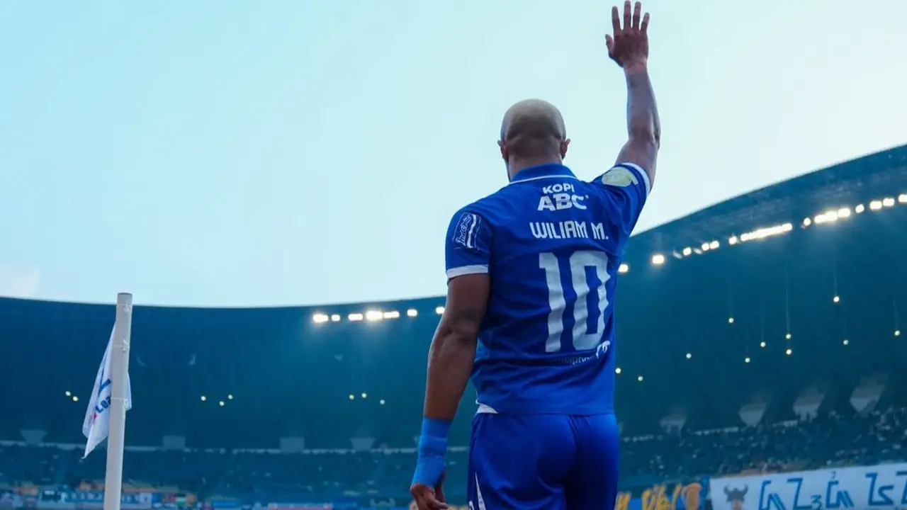 Aksi Wiliam Marcilio bersama Persib Bandung di musim 2025/2026.