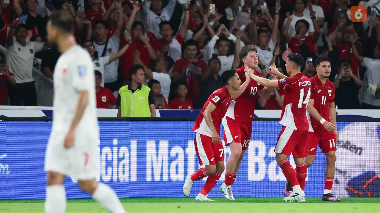 Foto: Ragam Ekspresi Pemain Timnas Indonesia Rayakan Kemenangan Atas Bahrain, Skuad Garuda Jaga Asa Lolos ke Piala Dunia