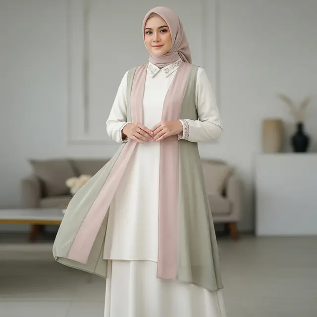 Model Gamis Old Money untuk Lebaran 2026