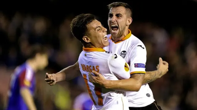 Valencia Lengkapi Comeback Luar Biasa Lawan 9 Pemain Basel