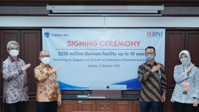 Chandra Asri Raih Fasilitas Balloon Payment USD 250 Juta dari BNI dengan Tenor hingga 10 tahun untuk Ekspansi dan Pertumbuhan Bisnis