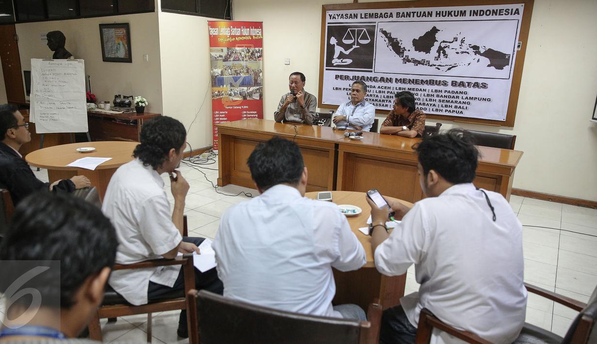 Suasana diskusi tentang ujaran kebencian di media sosial, Jakarta, Rabu (4/11/2015). Surat edaran Kapolri ini dianggap sebagai ancaman bagi masyarakat untuk membatasi kebebasan berekspresi dan berdemokrasi (Liputan6.com/Faizal Fanani)