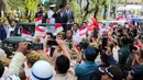 Usai serah terima jabatan, Presiden Republik Indonesia Prabowo Subianto langsung kembali ke Istana Kepresidenan. (Liputan6.com/Herman Zakharia)