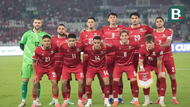 Starting XI Timnas Indonesia Vs Singapura di FIFA ASEAN Cup 2026