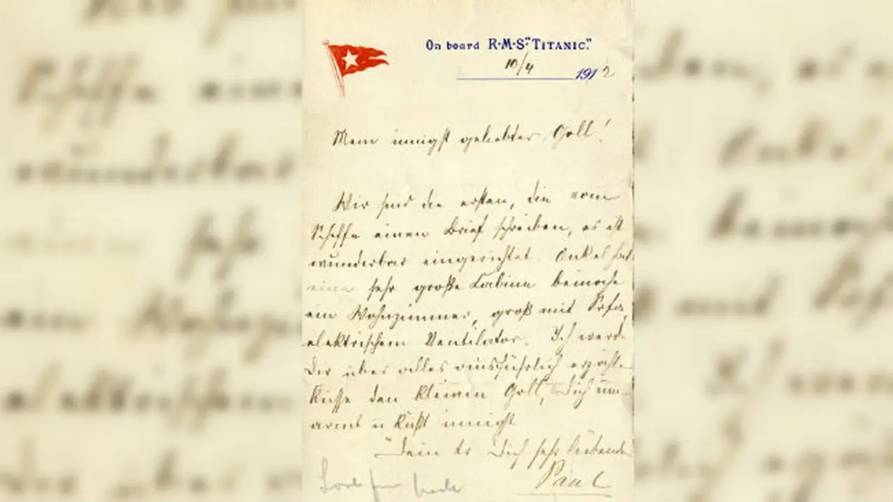 Surat Perdana dari Titanic, 140 Tahun Lalu... 