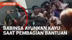 Oknum Babinsa Diduga Pukul Warga Saat Pembagian Sarung dan Uang di Masjid Raya Makassar