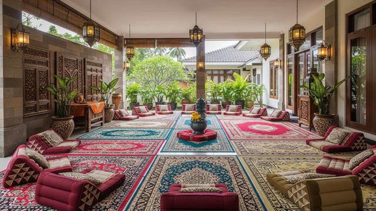 7 Desain Teras Rumah dengan Konsep Lesehan yang Fungsional untuk Kegiatan Pengajian dan Acara Keluarga