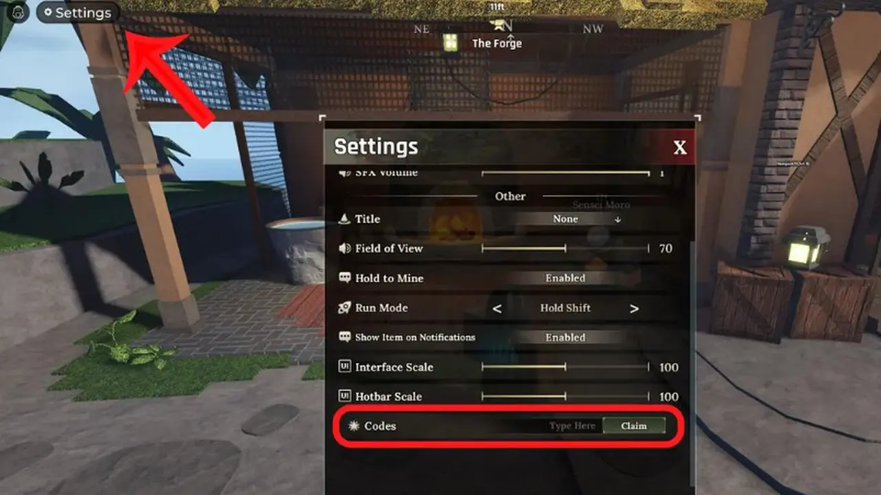 Kode The Forge Roblox. Credit: FireAtacck