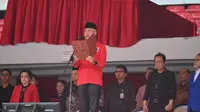 Calon presiden (capres) Ganjar Pranowo ditugaskan untuk membacakan naskah ‘Dedication of Life’ Bung Karno di puncak peringatan Bulan Bung Karno 2023.