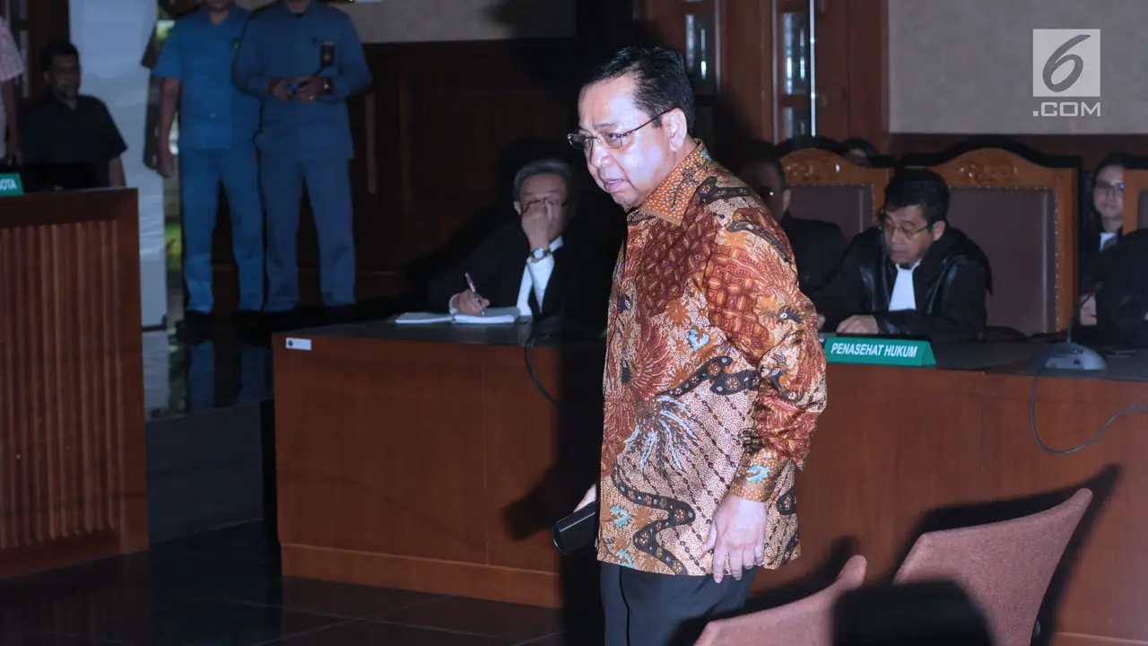 Setya Novanto Jelang Sidang Putusan Kasus E-KTP