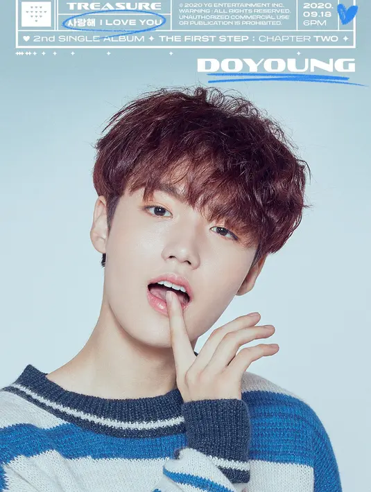Doyoung Treasure. (YG Entertainment via Soompi)