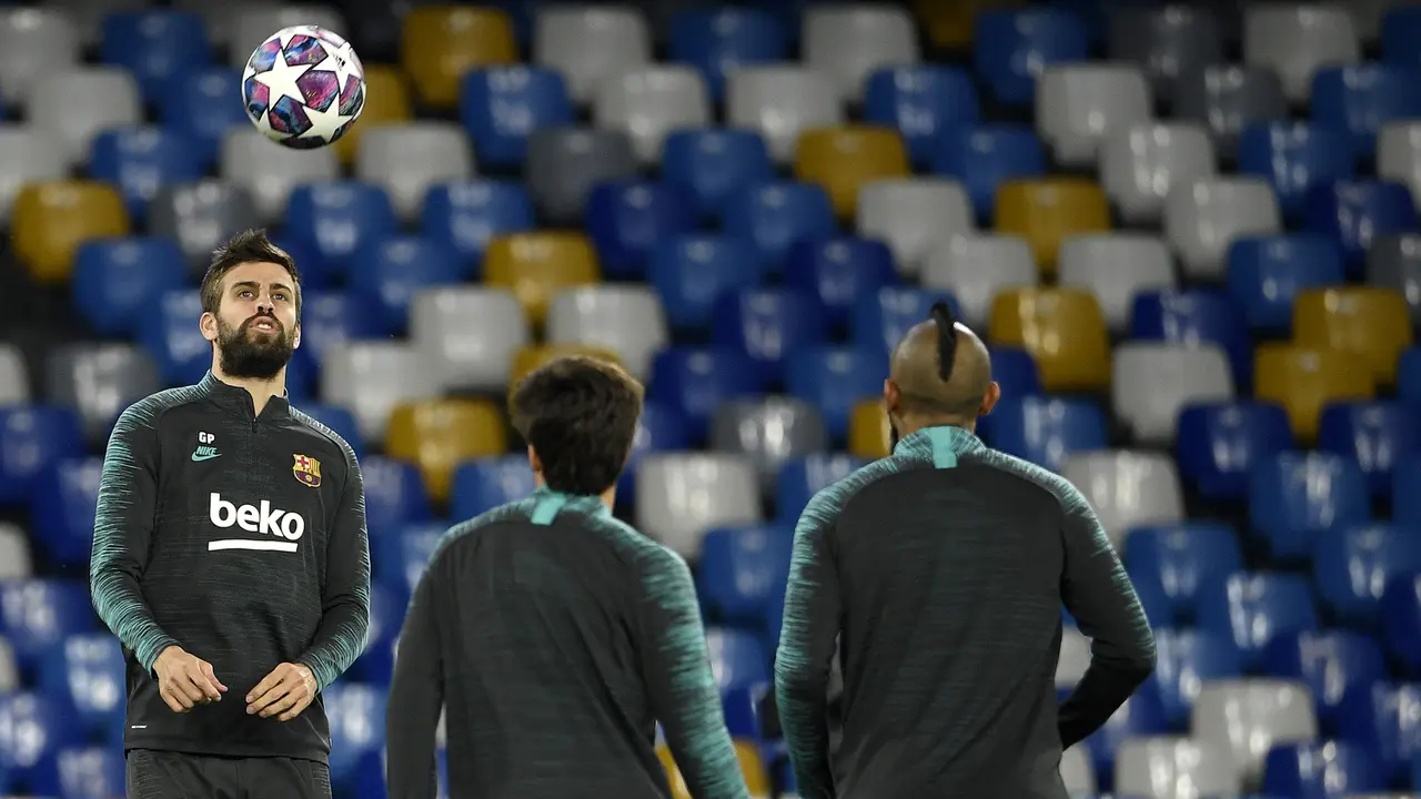 Hadapi Napoli, Lionel Messi Cs Jajal Rumput Stadion San Paolo
