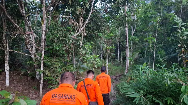 Pencarian balita 2,5 tahun di Kabupaten Hulu Sungai Selatan, Provinsi Kalimantan Selatan (Kalsel) yang dilaporkan hilang.