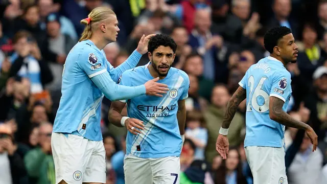 Foto: Manchester City Kembali Bayangi Arsenal dalam Perebutan Gelar Juara Liga Inggris setelah Hajar Brentford