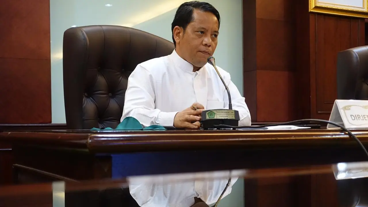Dirjen Bimas Islam Kementerian Agama (Kemenag) Kamaruddin Amin