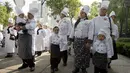  Beberapa koki juga mengajak anak mereka ikut berpartisipasi memecahkan rekor dunia, Mexico City, Sabtu (17/05/2014) (AFP PHOTO/Alfredo ESTRELLA).