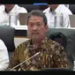 Menteri Kelautan dan Perikanan Sakti Wahyu Trenggono saat Rapat Kerja dengan Komisi IV DPR RI, Jakarta, Selasa (11/6/2024).(Foto: tangkapan layar/Arief RH)