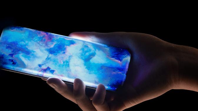 Xiaomi Pamer Konsep Smartphone dengan Layar Quad Waterfall Display. Dok: Xiaomi