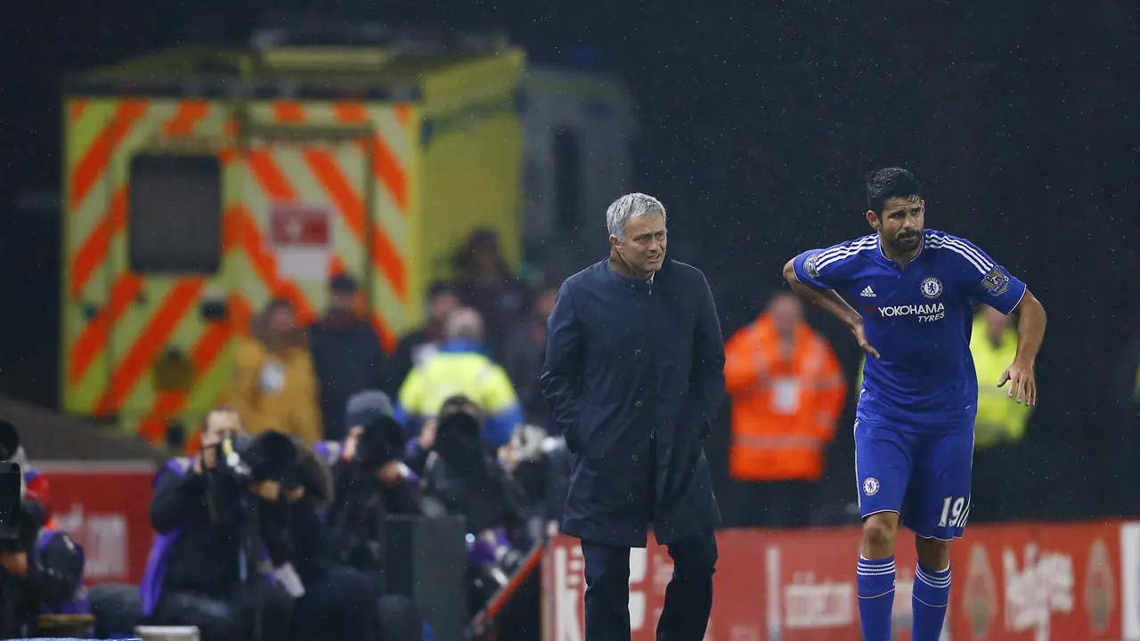 Jose Mourinho dan Diego Costa