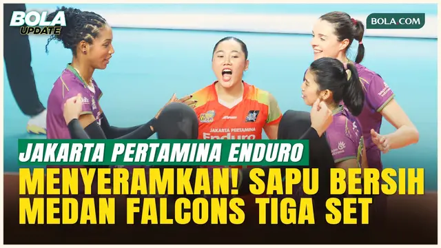 Megawati Cs Terlalu Perkasa! Medan Falcons Dilumat 3-0, Tiket Final Four Aman di Genggaman
