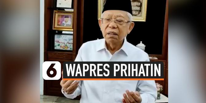 VIDEO: Wapres Prihatin dan berdoa Atas Hilangnya KRI Nanggala 402
