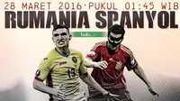 Rumania vs Spanyol (Bola.com/Samsul Hadi)