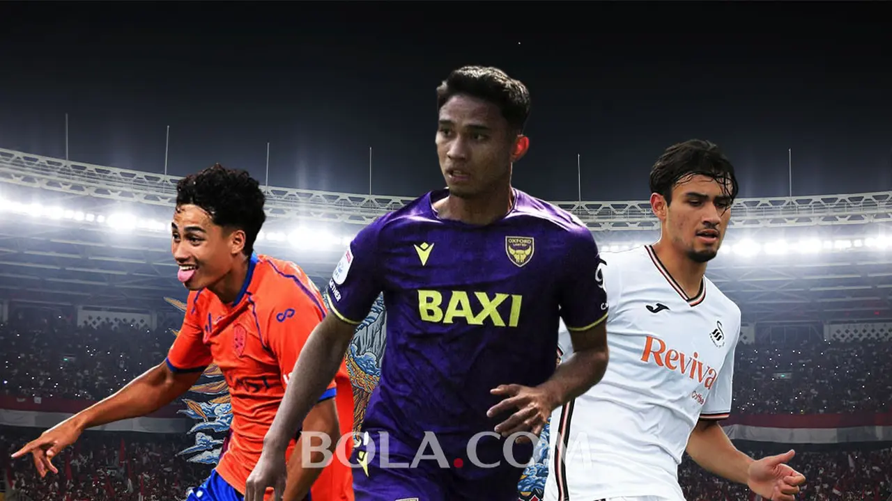 Timnas Indonesia - Rafael Struick, Marselino Ferdinan, Nathan Tjoe A-On