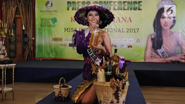VIDEO: Kevin Lilliana Akan 'Jualan Jamu' di Miss Internasional 2017