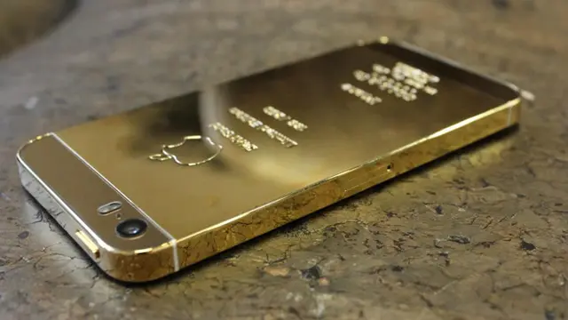 iPhone berlapis emas