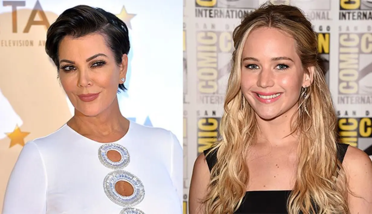 Dalam penampulannya di Jimmy Kimmel show, JLaw menceritakan bahwa dirinya hadir ke rumah Kris Jenner. (Entertainment Tonight)