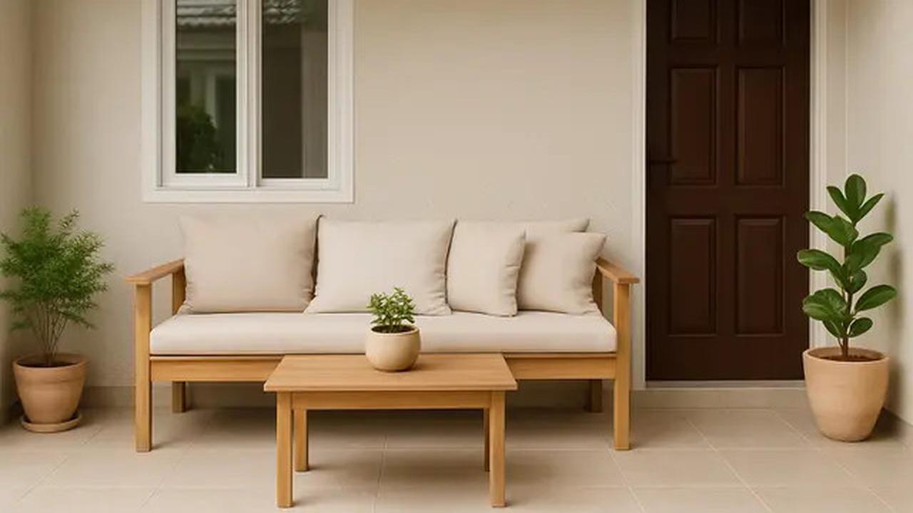 7 Rekomendasi Desain Ruang Tamu di Teras Rumah Subsidi yang Estetik