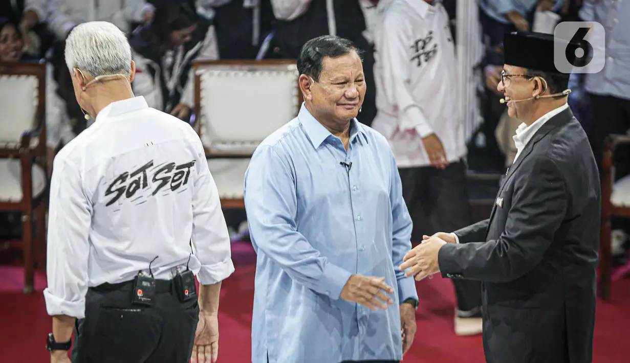 Waktu debat terbagi dalam enam segmen. (Liputan6.com/Faizal Fanani)