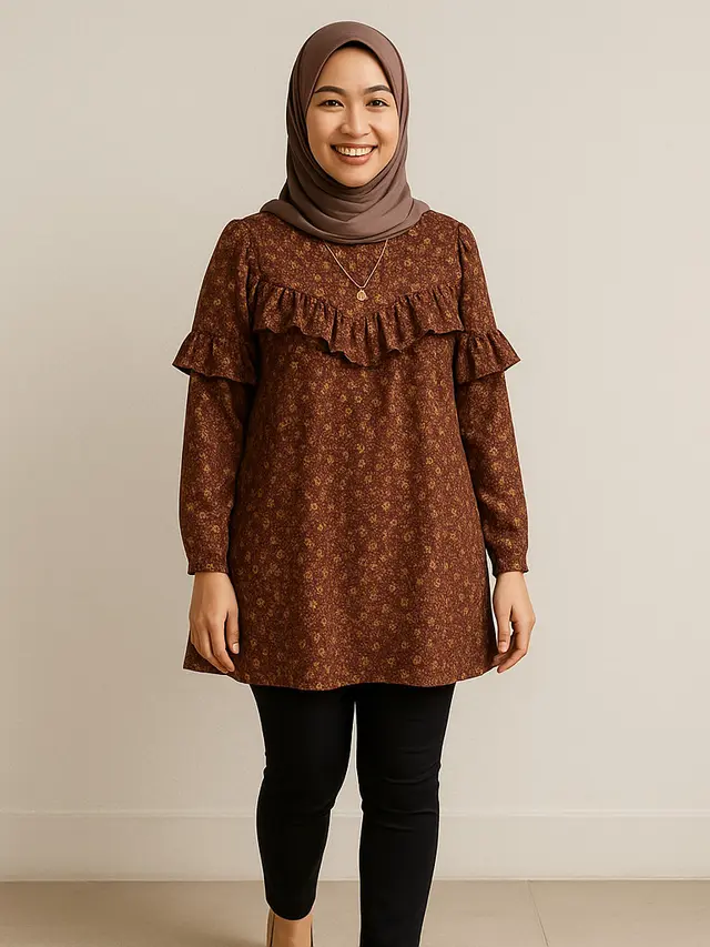 Rekomendasi Tunik Simpel Bernuansa Batik untuk Wanita Dewasa yang Tetap Indah/Ilustrasi gambar oleh AI