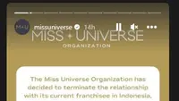 Pihak Miss Universe Putuskan Kontrak dengan Poppy Capella Disebut karena Dugaan Pelecehan Seksual.&nbsp; foto: Instagram @missuniverse