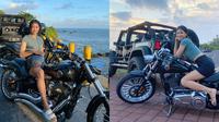 Kerenina Sunny naik motor (Instagram/@kerenina_sunny)